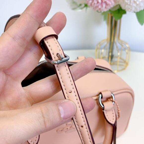 Coach CT776 Satchel Crossbody Bag in Sv/Faded Blush - Picture 7 of 9